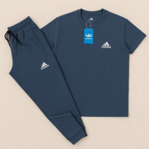 Navy Blue Adidas Tracksuit Set